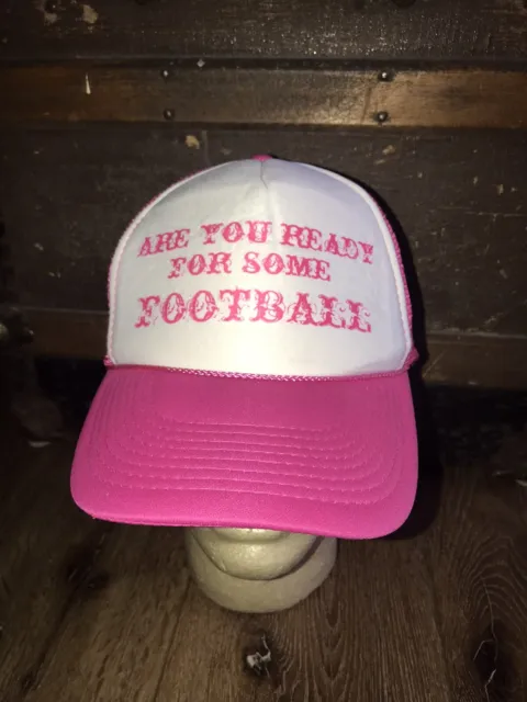 ARE YOU READY FOR SOME FOOTBALL MESH SNAPBACK PINK NFL Baseball Cap Trucker Hat