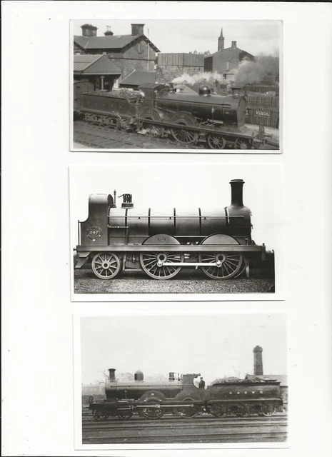 6 DIFFERENT PHOTOGRAPHS of Glasgow & South Western Railway Engines G ...