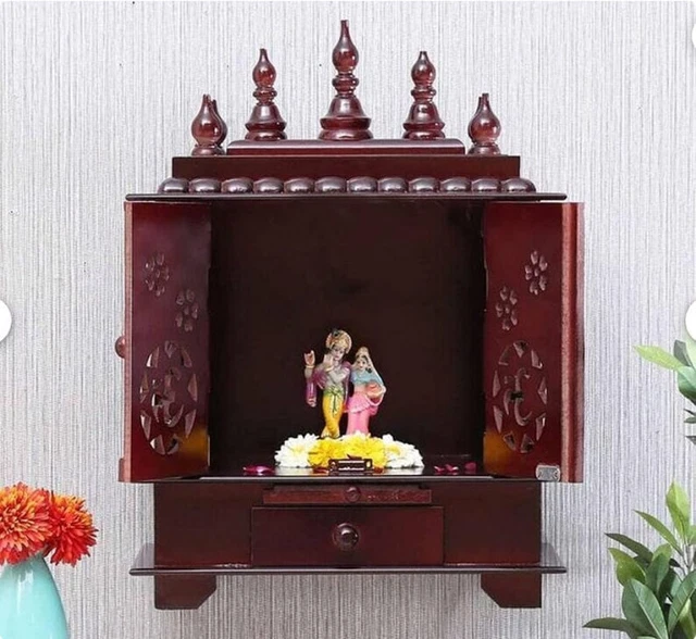 Teple de aison, teple en bois, Pooja andir pour la aison (grand
