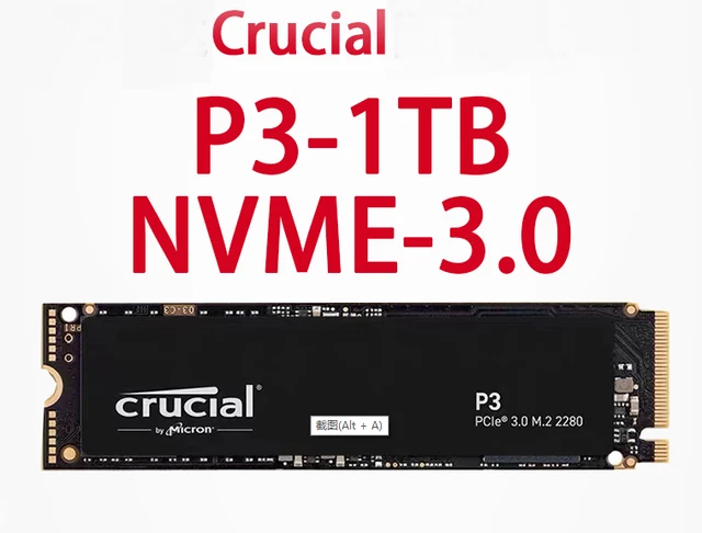 CRUCIAL P5 PLUS 500GB NVMe M 2 PCIe 4 0 3D NAND SSD CT500P5PSSD8 61 33 