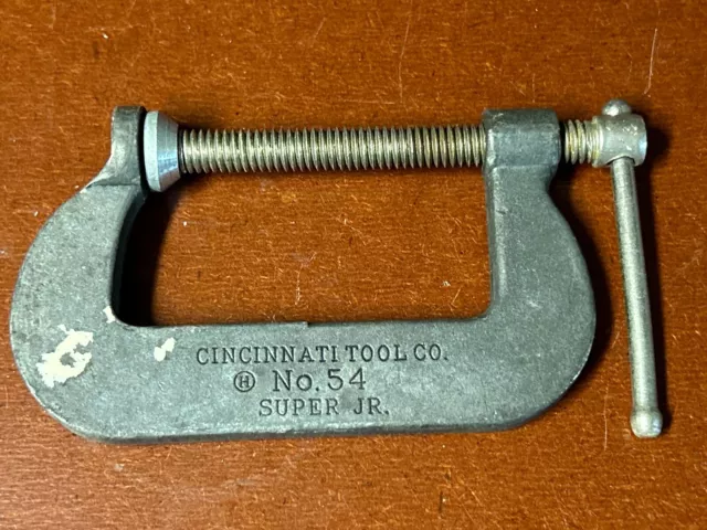 Vintage Cincinnati Tool Co. No 54 Super Jr. C Clamp, Made in USA