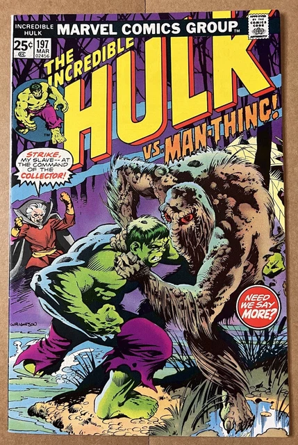 Incredible Hulk #197  (1976) FN+ Wrightson Cover