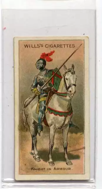 (Jb2281-100)  WILLS AUSTRALIA,RIDERS OF THE WORLD,KNIGHT IN ARMOUR,1913#10