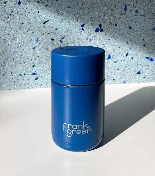 Tazza riutilizzabile in ceramica verde Frank 10 once in oceano profondo prezzo di ricambio £25