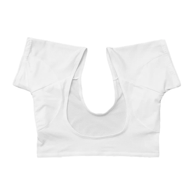 Chaleco blanco Miss axila almohadillas absorbentes de sudor para mujer
