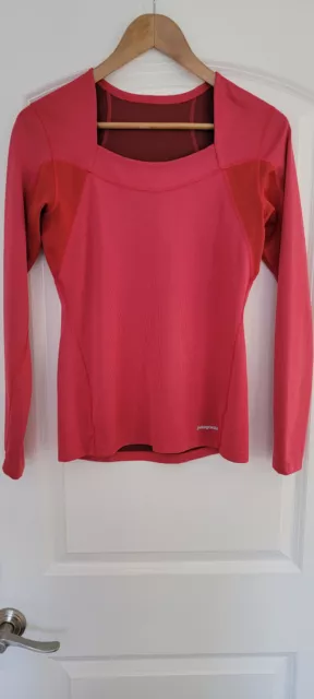 Patagonia Shirt Small Pink Women's Long Sleeve Common Threads Initiative Shirt