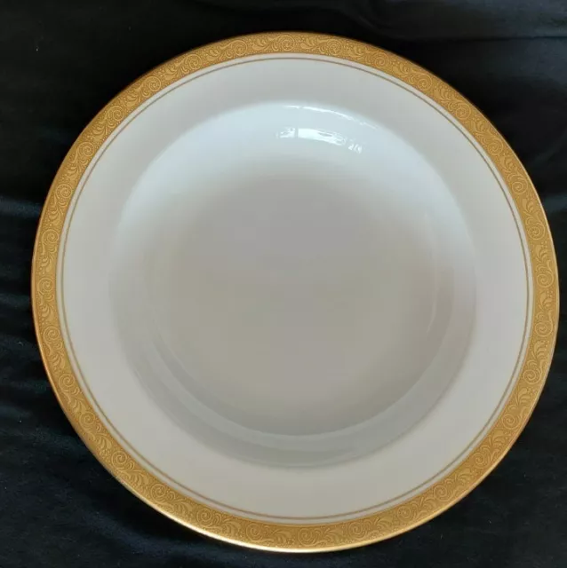 Aynsley Argosy Bone China England 8360 Set Of 4 Large  Rim Soup Bowls 9.25 Inch