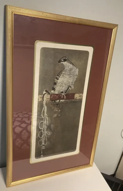 Bird Painting Asian Mounted Scroll