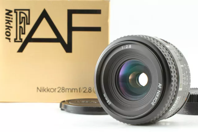 Number match [Near MINT w/ box] Nikon AF Nikkor 28mm F/2.8 F Mount  From JAPAN