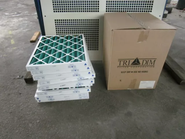 Tri Dim 2352025208E 20" X 25" X 2" Air Filters Merv 8 (Lot Of 9)