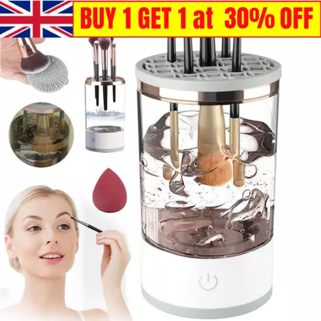 Automatic Brush Cleaner Electric Makeup Brush Cleaning Machine Fast Clean Dryer~