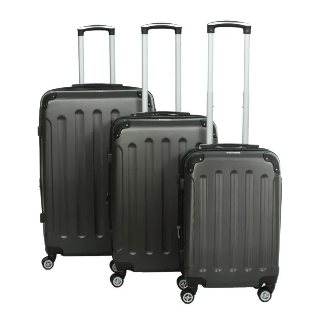 Glüückskind Lujo Maleta Trolley Set Maleta De ABS En 6 Colores M L XL O Conjunto 2