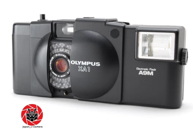 A9M FLASH [ N MINT w/Strap ] Olympus XA1 35mm Point&Shoot Film