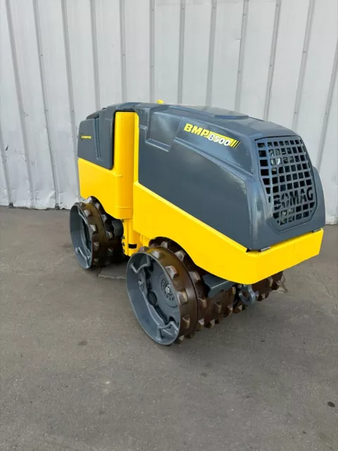 2018 Bomag BMP 8500 Wireless Trench Compactor Vibratory Diesel Roller Wacker 432