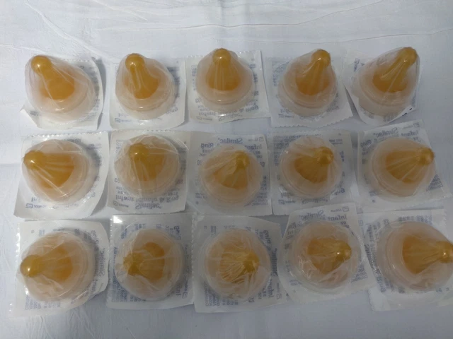 Similac 00079 Infant Nipple and Ring. Lot of 15.
