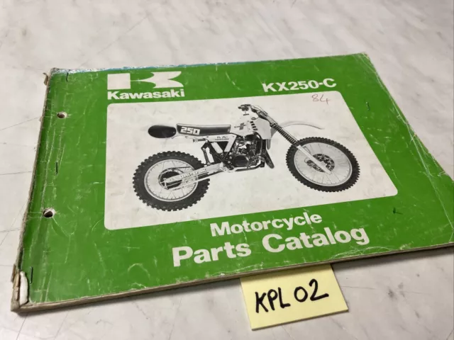 Kawasaki KX250 C1 KX 250 catalogue pièces détachées parts list 250KX