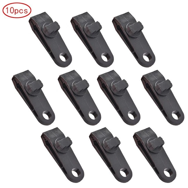 10 Pcs Heavy Duty Tarp Clips Clamps For Camping Canopies Tents Canvas Tie Downs