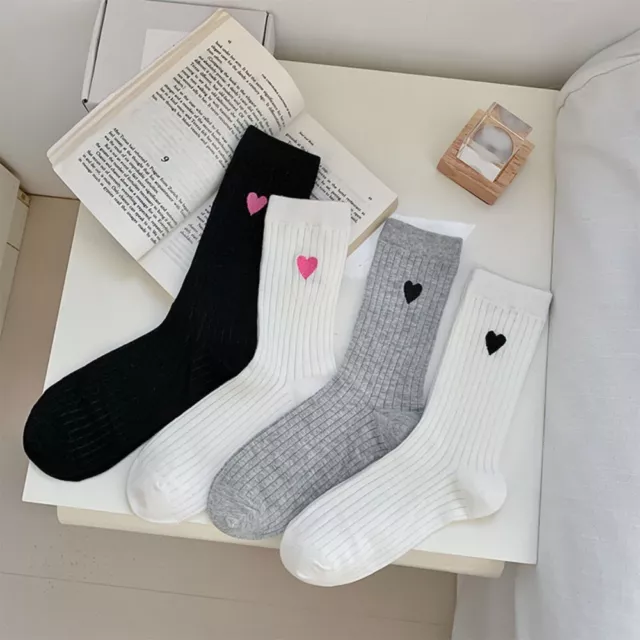 JK Love Embroidery Lolita Stockings Breathable Mid Length Socks