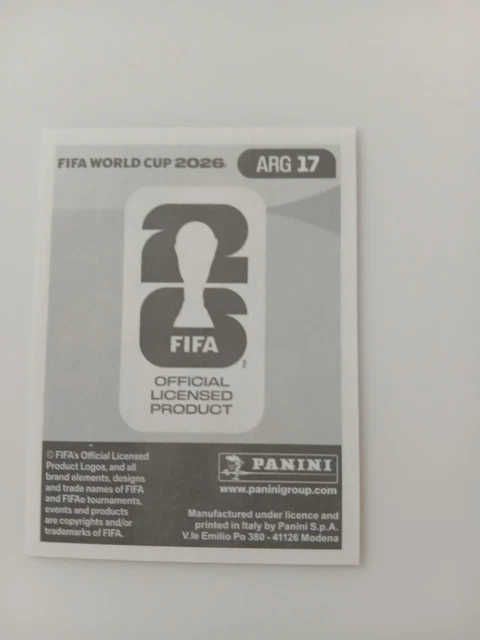 PANINI FIFA WORLD Cup 2026 Sticker ARG 17 Lionel Messi Argentina Free panini-fifa-world-cup-2026-sticker-arg-17-lionel-messi-argentina-free