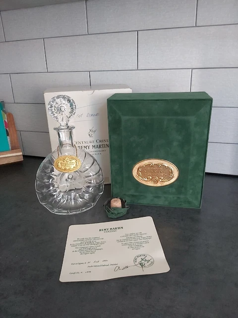 Remy Martin Cognac Baccarat Centaure Cristal/Crystal Decanter With Original Box.