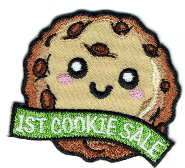 Girl FIRST COOKIE SALE Cookies Daisy Brownie Fun Patches Crest Badge SCOUT GUIDE