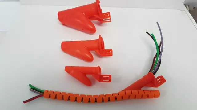 Schutzschlauch  Spiralschutzschlauch für  Kabel orange VE 5 Meter PLIOZIP 2