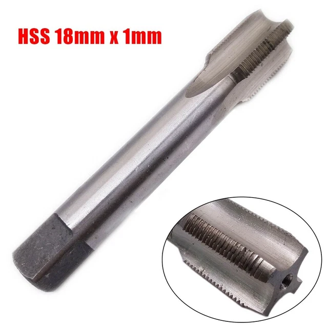 Tap métrique facile à utiliser 18 mm x 1 mm avec fil droit pour des résultats