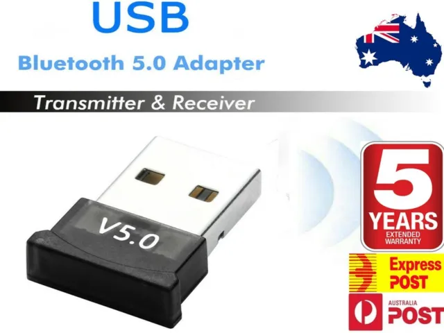 USB Dongle Adapter For Bluetooth V5.0 PC PS3 Xbox One Desktop Computer AU