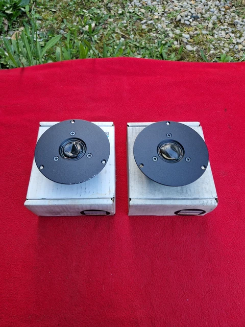 PAIRE DE TWEETERS Dynaudio D28 Hs Dome Déchiré EUR 50,00