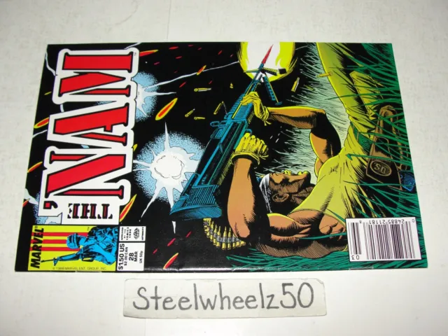 The Nam #28 Comic Marvel 1989 Border Line Doug Murray Wayne Vansant Vietnam War 3