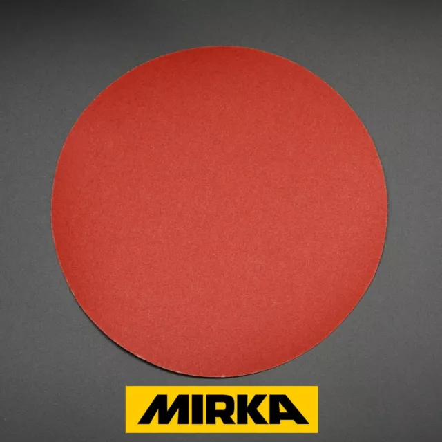 125mm 5 inch Sanding Discs MIRKA Hook and Loop Sandpaper Plain No Hole Pads HQ