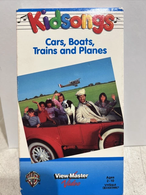 Kidsongs Cars Boats Trains And Planes Vhs KIDSONGS CARS BOATS Trains and Planes VHS 1986 View Master Video EUR 12