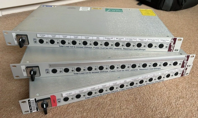 Holt Broadcast Services 12-way 20-amp MDU (Single input, non-sequenced, paddle) Holt Broadcast Services 12-way 20-amp MDU (Single input, non-sequenced, paddle)