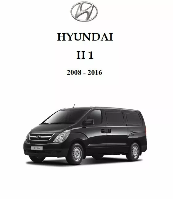 Hyundai H1 2008-2016 Werkstatthandbuch-Reparaturanleitung auf CD