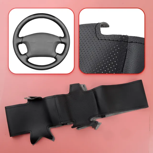 Fit For Toyota Camry 4Runner Corolla Sienna Leather Steering Wheel Cover Car
