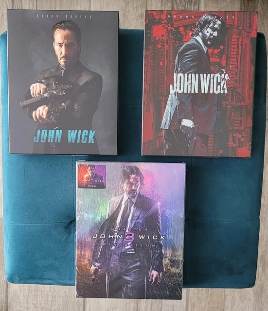 John Wick Trilogie Bluray, Fullslip Steelbook Novamedia