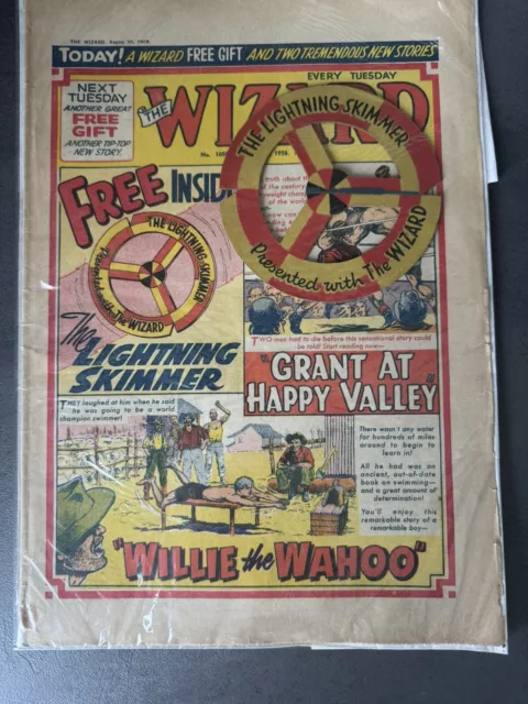 The Wizard Comic 1958 With Free Gift