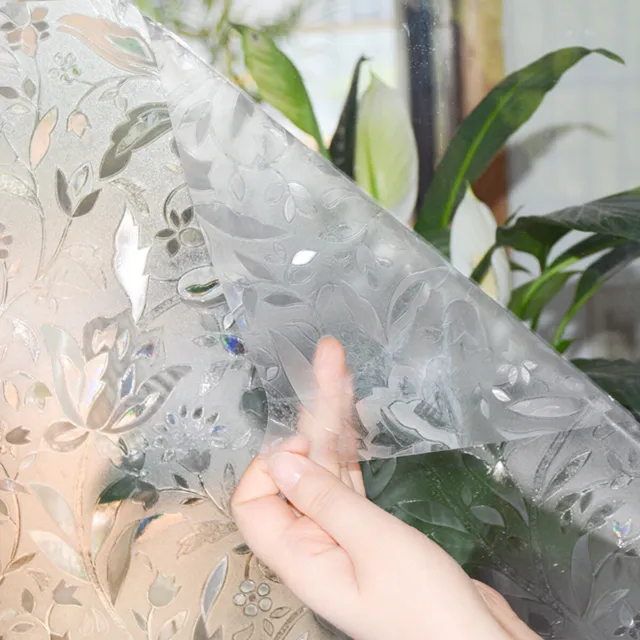 60cm*3M Privacy Tulip Window Glass Film Static Cling Glueless Removable Decor AU