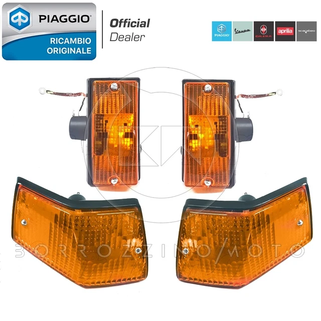 Kit 2 Frecce Indicatori Di Direzione Originali Piaggio Per Vespa PX 125-200, Arcobaleno, LML Star