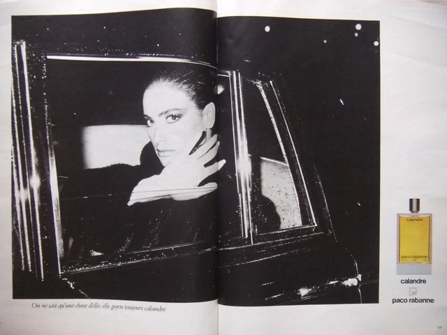 Publicité De Presse 1983 Calandre Parfum De Paco Rabanne