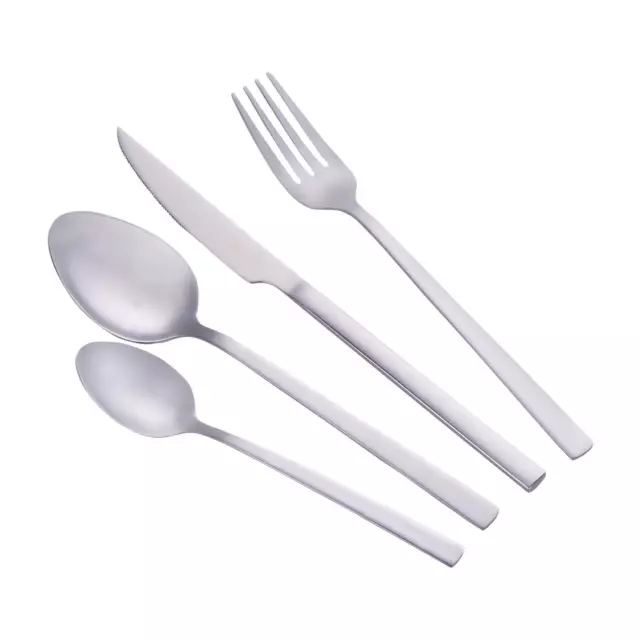 Royalford Stainless Steel Cutlery Set 16 Pieces Tableware Spoon Fork 4 Persons