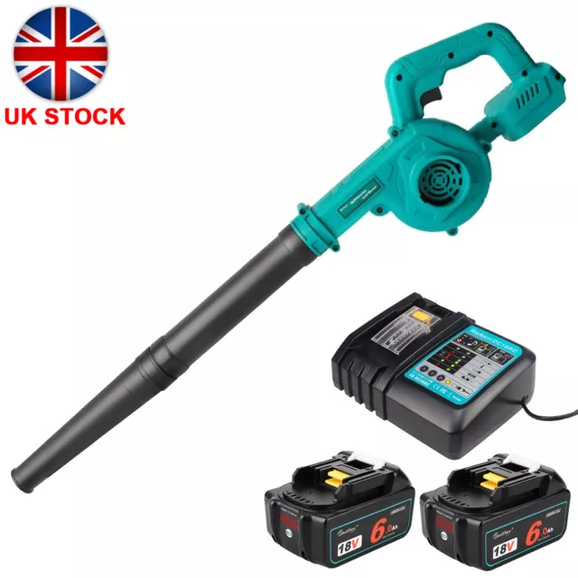 Fit For Makita Cordless Garden Leaf Air Blower Suction Electric Vacuum Snow Dust