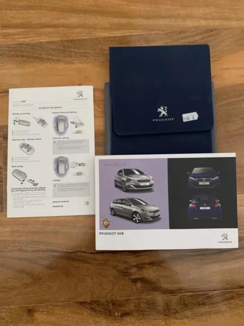 Peugeot 308 308SW Owners Handbook Pack and Wallet