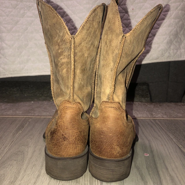Bottes De Cowboy Homme Ariat Rambler 10002317 Western Cuir Taille 13 D - Occasion