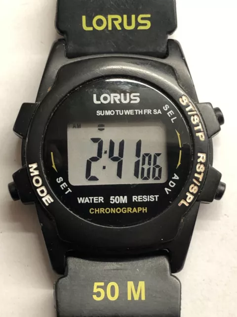 LORUS BY SEIKO Digital Sports Watch Ex Display Z009 x 004 12.00 PicClick UK