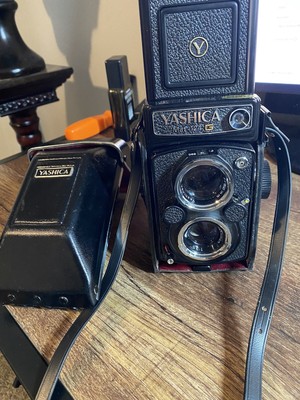 *SERVICED* Yashica 635 TLR Camera Japan Yashikor 3.5 80 Rolleiflex 124 G D MAT 