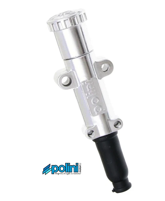 Chokehebel Polini universal chrom mit Befestigungsmaterial Mofa Moped