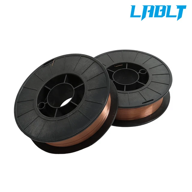 LABLT 2 Roll ER70S-6 .023" (0.6 mm)  20 Lbs Mild Steel MIG Welding Wire