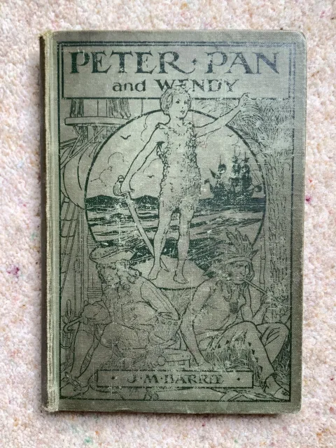 PETER PAN AND Wendy J M Barrie Illustrated F D Bedford Rare School ...