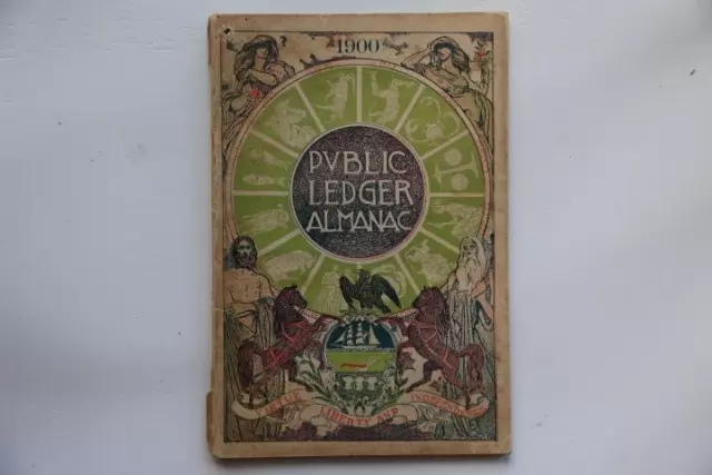 1900 Public Ledger Almanac-Philadelphia, Pa-Vintage Almanac